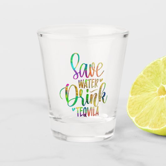 Funny Alcohol Gezegde Shot Glas (Voorkant)