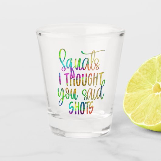 Funny Alcohol Gezegde Shot Glas (Voorkant)