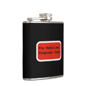 Funny Alcohol, uitsluitend voor medische doeleinde Heupfles (Rechts)