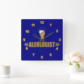 Funny Ale en Beer Vierkante Klok (Huis)
