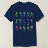 Funny Algebra Dance Function Wiskunde per Geek Gif T-shirt (Design voorkant)