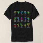 Funny Algebra Dance Function Wiskunde Teacher Geek T-shirt (Design voorkant)