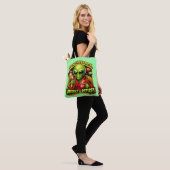 Funny Alien Coffee Design, Too Old For This Tote Bag (Op model)