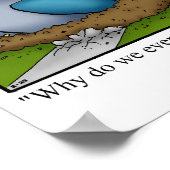 Funny Alien Humor Poster (Hoek)