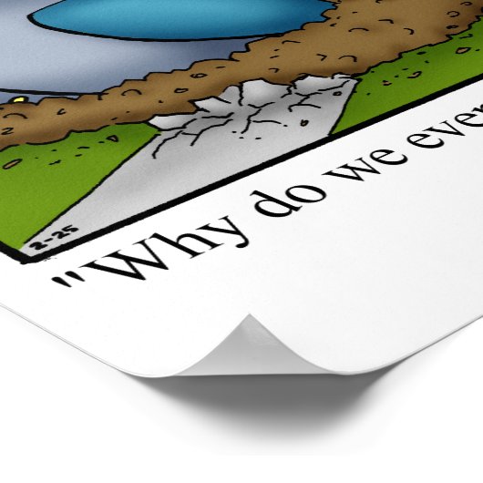 Funny Alien Humor Poster (Hoek)