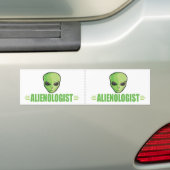 Funny Alien Lover Bumpersticker (Op auto)