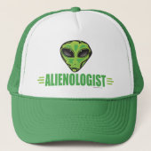 Funny Alien Lover Trucker Pet (Voorkant)