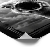 Funny Alien Turkey Ufo Selfie Thanksgiving Meme  Poster (Hoek)