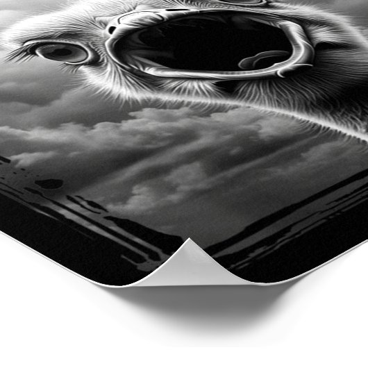 Funny Alien Turkey Ufo Selfie Thanksgiving Meme  Poster (Hoek)