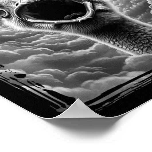 Funny Alien Turkey Ufo Selfie Thanksgiving Men Wom Poster (Hoek)