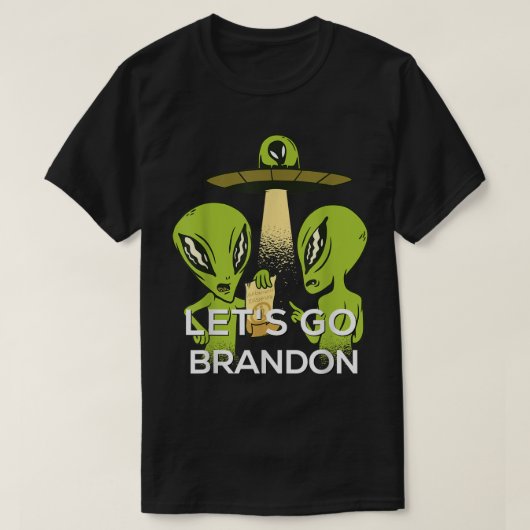 Funny Alien UFO Abduction Design T-shirt (Design voorkant)