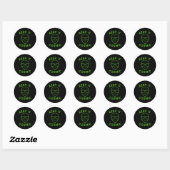 Funny Alien Ufo Area 51 - Keep It Cosmic Comfort C Ronde Sticker (Vel)