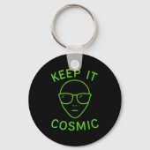 Funny Alien Ufo Area 51 - Keep It Cosmic Comfort C Sleutelhanger (Voorkant)