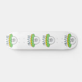 Funny Alien UFO Persoonlijk Skateboard (Horizontaal)