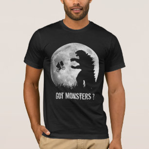 Funny ALIEN vs MONSTERS T-shirt