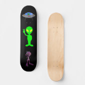 FUNNY ALIENS UFO Skateboards (Voorkant)