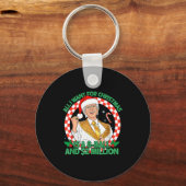 Funny All I Want For Christmas 8 Ball And 2 Millio Sleutelhanger (Voorkant)