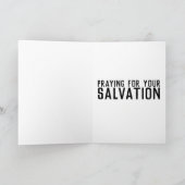 FUNNY ALL OCCASION PRAYY FOR UW SALVATION KAART (Binnen)