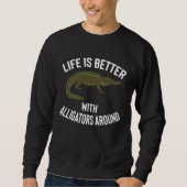 Funny Alligator Apparel Cute Alligators Lover Desi Trui (Voorkant)