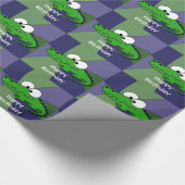 Funny Alligator Art Cadeaupapier (Hoek)