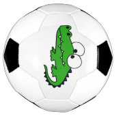 Funny Alligator Cartoon Voetbal (Gedraaid)