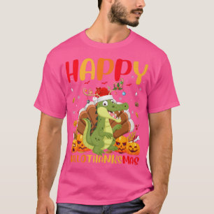 Funny Alligator Dierenvriend Happy Alligator Hallo T-shirt