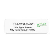 Funny Alligator Echo Art Etiket (Voorkant)