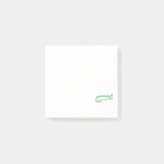 Funny Alligator Echo Art Post-it® Notes (Voorkant)