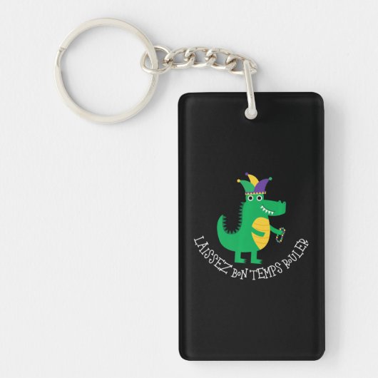 Funny Alligator Gift l Cute Alligator Lover Gift Sleutelhanger (Voorkant)