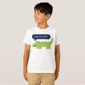 Funny Alligator Kinder T-shirt (Voorkant volledig)