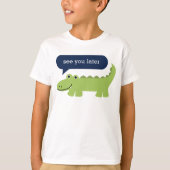 Funny Alligator Kinder T-shirt (Voorkant)