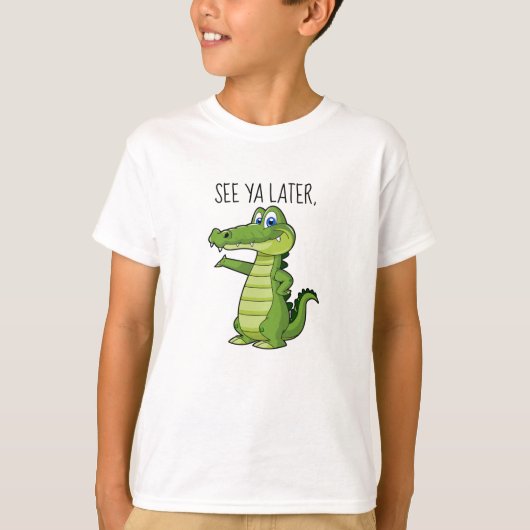 Funny Alligator T-Shirt (Voorkant)