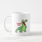 Funny Alligator vandaag gepoold Koffiemok (Links)