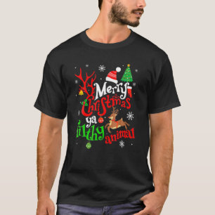 Funny Alone bij thuisfilms Zalig kerstfeest je ben T-shirt