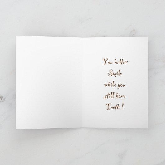 Funny Alpaca Birthday Card Kaart (Binnen)