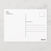 Funny Alpaca Briefkaart (Achterkant)