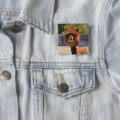 Funny Alpaca Button (In situ)