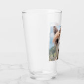 Funny Alpaca Llama raak me niet aan Glas (Rechts)