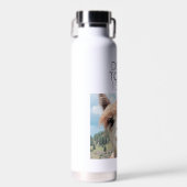 Funny Alpaca Llama Raak niet aan dat ik liquor spu Waterfles (Voorkant)