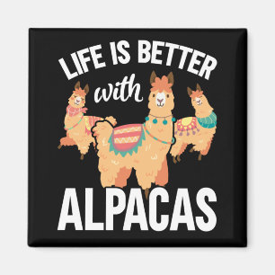 Funny Alpaca Magneet