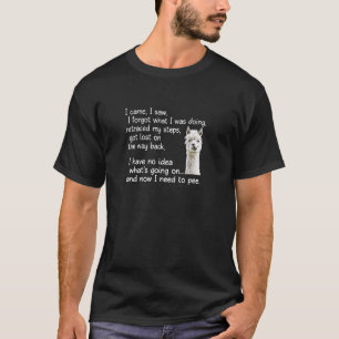 Funny Alpaca mannen dames met pensioen- en ouderdo T-shirt