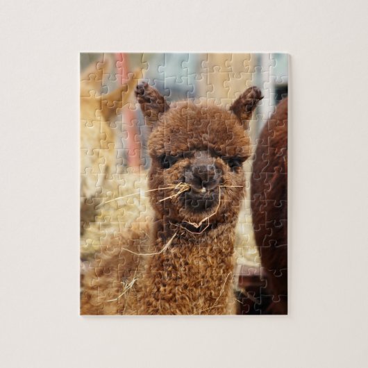 Funny Alpaca Puzzle Isabella Legpuzzel (Verticaal)