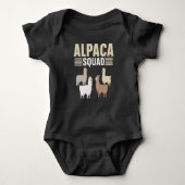 Funny Alpaca Squad Dierenvriend Romper (Voorkant)