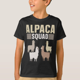 Funny Alpaca Squad Dierenvriend T-shirt