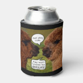 Funny Alpacalypse Scheming Blikjeskoeler (Blikje Voorkant)