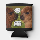 Funny Alpacalypse Scheming Blikjeskoeler (Achterkant)