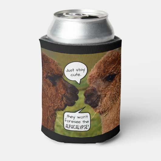 Funny Alpacalypse Scheming Blikjeskoeler (Blikje Achterkant)