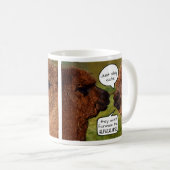 Funny Alpacalypse Scheming Koffiemok (Voorkant rechts)