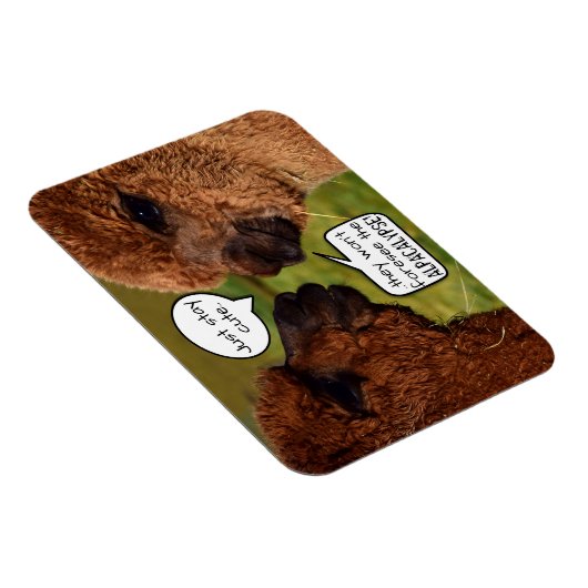 Funny Alpacalypse Scheming Magneet (Rechterzijde)