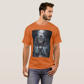 Funny Alpha Meme Werewolf Ripping vintage T-shirt (Voorkant volledig)